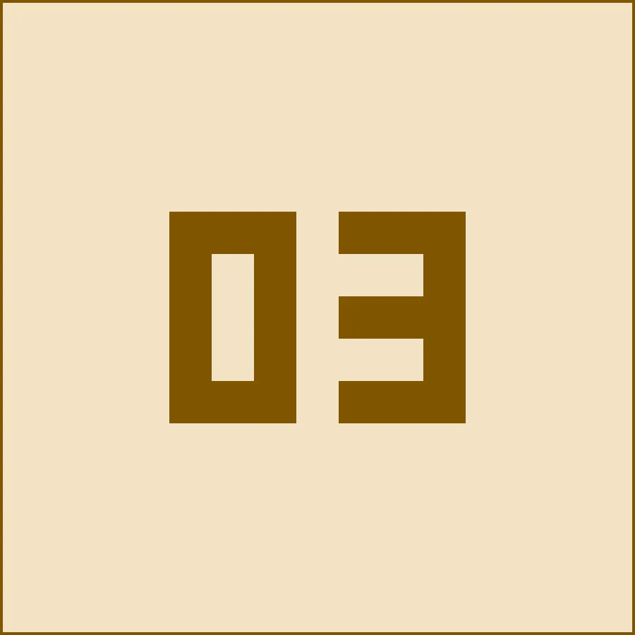 [Placeholder square, numbered 3.]